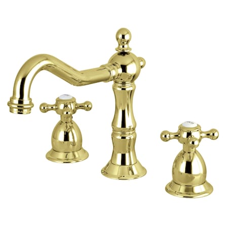 KS1972BX 8 Widespread Bathroom Faucet, Polished Brass